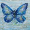 Blue Butterfly Paint By Numbers