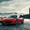 Ferrari Sports Car Engines Paint By Numbers