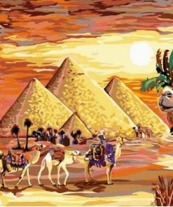 Egyptian Desert Paint By Numbers