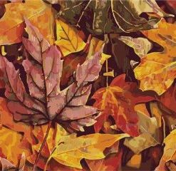 Fall Leaves Paint By Numbers