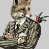 Gentleman Fox paint by numbers