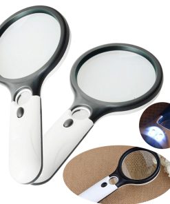 Hand Holding Magnifying Glass