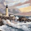 Lighthouse Waves Paint By Numbers