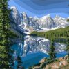 Moraine Lake paint by numbers