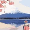 Mount Fuji paint by numbers