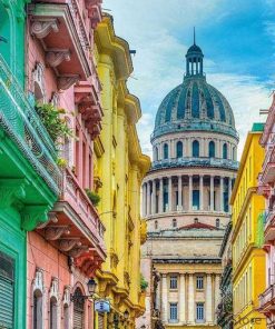 Colourful Cuba Cities Paint By Numbers