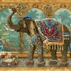 Elephant Vintage - DIY Paint By Numbers - Numeral Paint