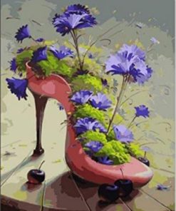 Shoe Flowers Paint By Numbers