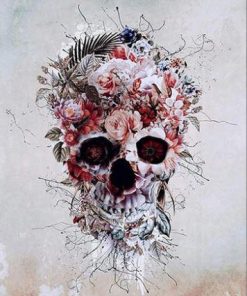 Floral Skull Paint By Numbers