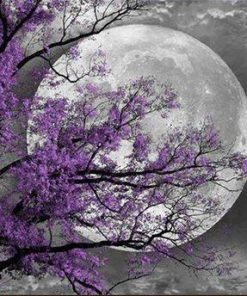 Tree Moon Paint By Numbers