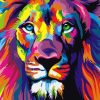 Abstract Lion Paint By Numbers