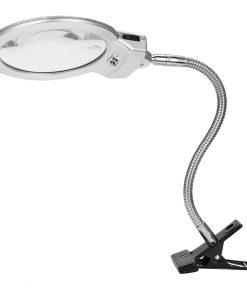 magnifying glass with light on stand