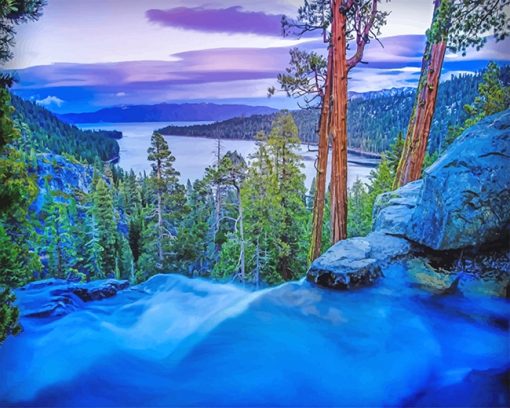 Lake Tahoe Paint By Numbers