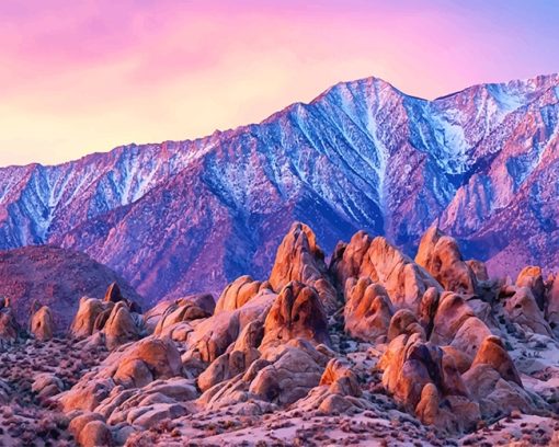 Alabama Hills Paint By Numbers