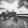 Monochrome Tractor Paint By Numbers