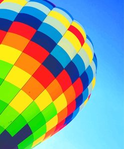 Colorful Air Balloon Paint By Numbers