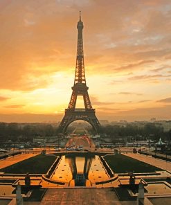 Eiffel At Dawn Paint By Numbers