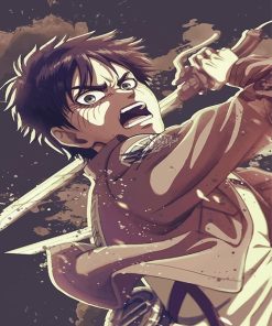 Eren Anime Paint By Numbers