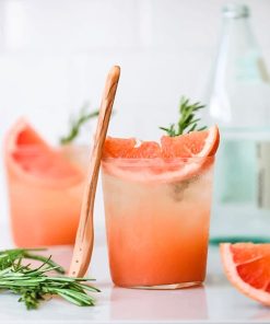 Grapefruit Cocktail Paint By Numbers