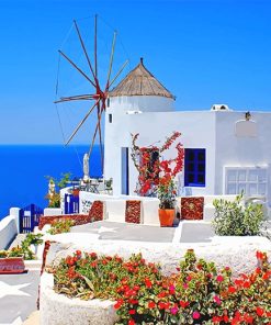 Greece Santorini Paint By Numbers