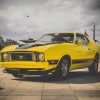 Yellow Mustang Paint By Numbers