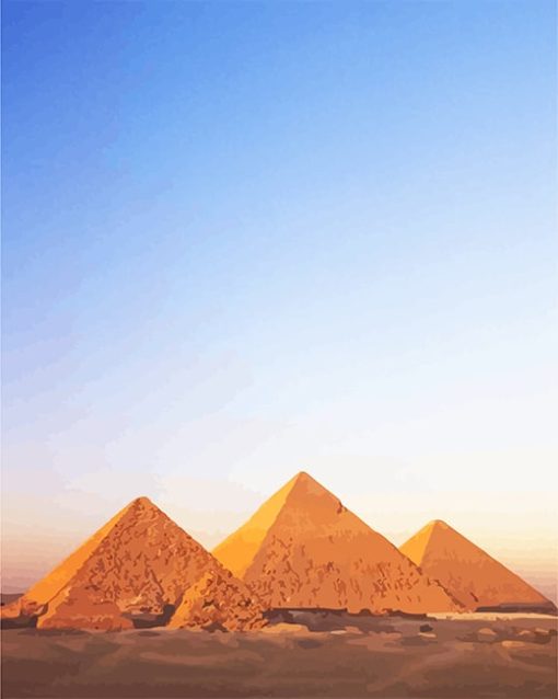 Egypt Pyramids Paint By Numbers