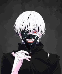 Kaneki Anime Paint By Numbers