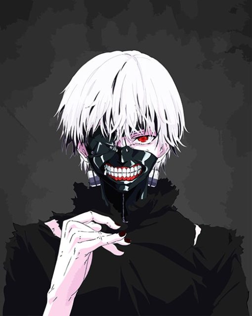 Kaneki Anime Paint By Numbers