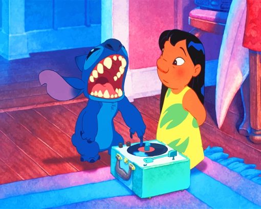 Stitch And Lilo Paint By Numbers