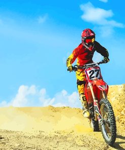 Dirt Bike Paint By Numbers