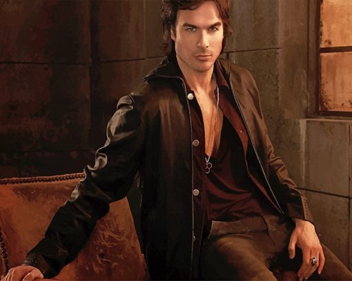 Vampire Ian Somerhalder Paint By Numbers