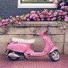 Pink Scooter Paint By Numbers