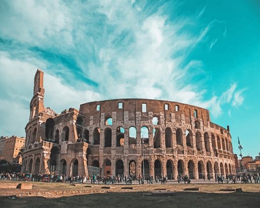 Colosseum Rome Italy Paint By Numbers