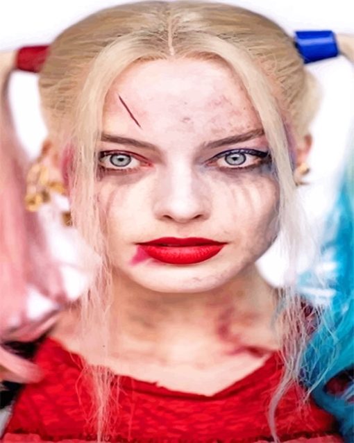 Crazy Harley Quinn Paint By Numbers