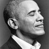 Obama Monochrome Paint By Numbers