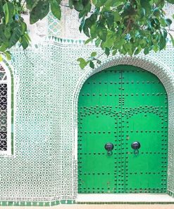 Traditional Moroccan Door Paint By Numbers