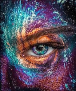 Colorful Eye Paint By Numbers