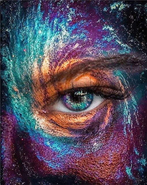 Colorful Eye Paint By Numbers