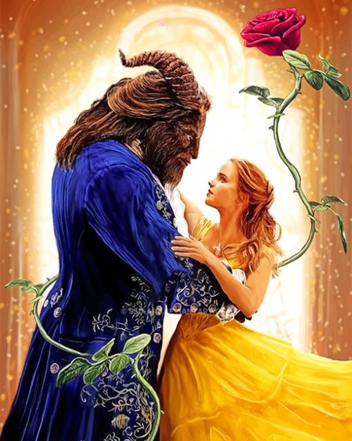 Beauty And The Beast Paint By Numbers