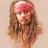 Captain Jack Sparrow Paint By Numbers