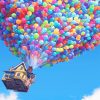 Balloons Flying House Paint By Numbers