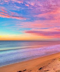 Colorful Beach Sky Paint By Numbers