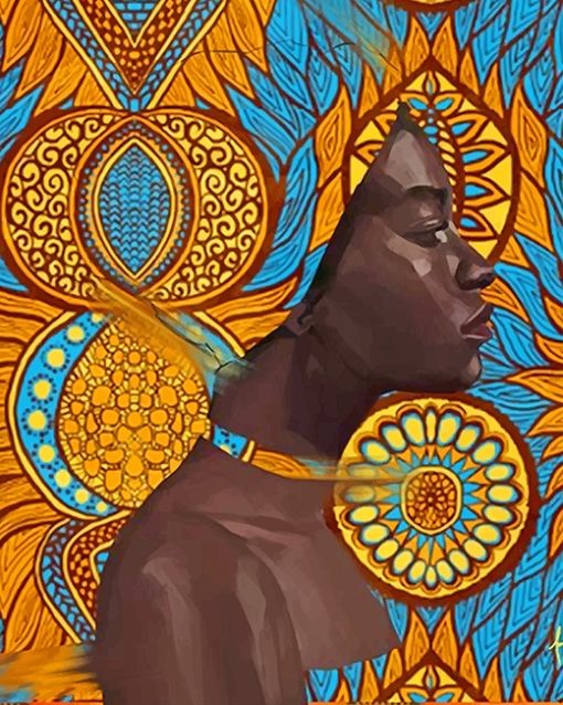 Contemporary African Art Paint By Numbers