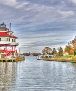 Drum Point Lighthouse Paint By Numbers