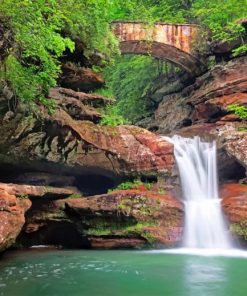 Hocking Hills Ohio Paint By Numbers