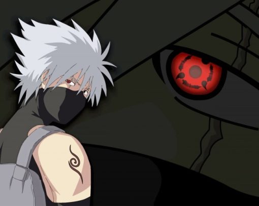 Kakashi Hatake Naruto Paint By Numbers