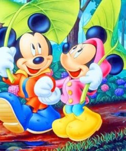 Mickey Mouse And Minnie Paint By Numbers