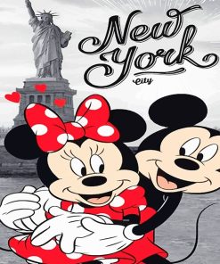 Mickey And Minnie NY Paint By Numbers