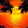 Paradise Sunset Island Paint By Numbers