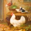 Pigeon And Chicken Paint By Numbers